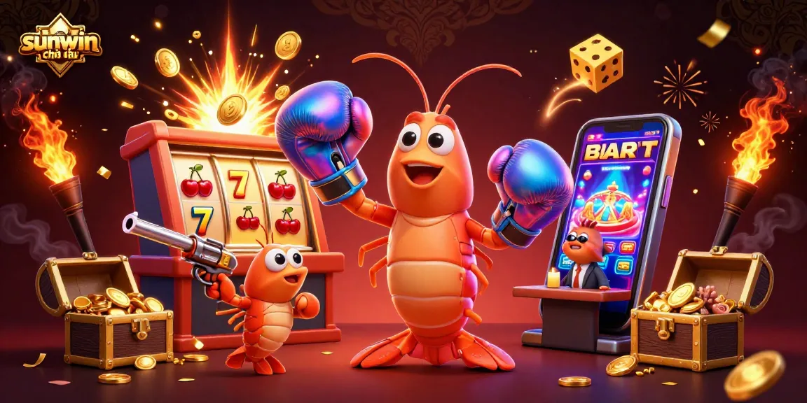 Experience the excitement of sunwin chính thức with vibrant 3D casino characters and dynamic gaming elements.